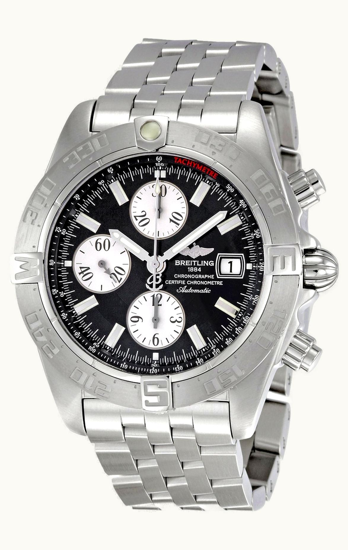 Breitling Galactic Chronograph II Stainless Steel / Blue
