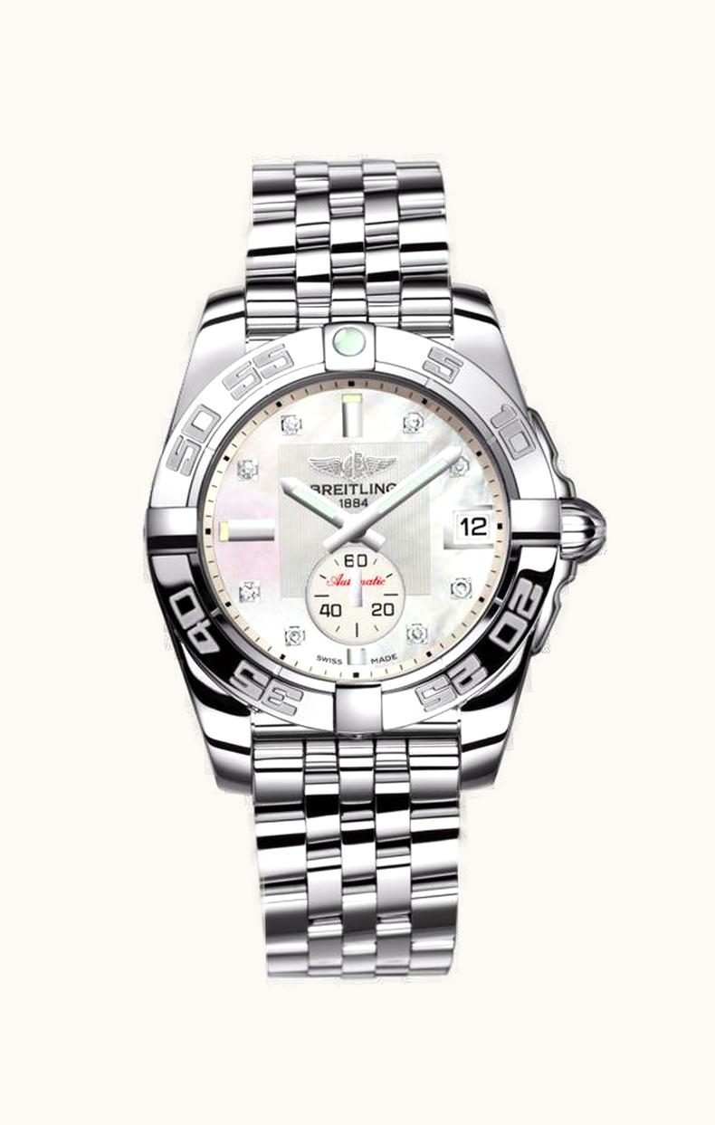 Breitling Galactic 36 Automatic Stainless Steel / Pearl Diamond / Bracelet