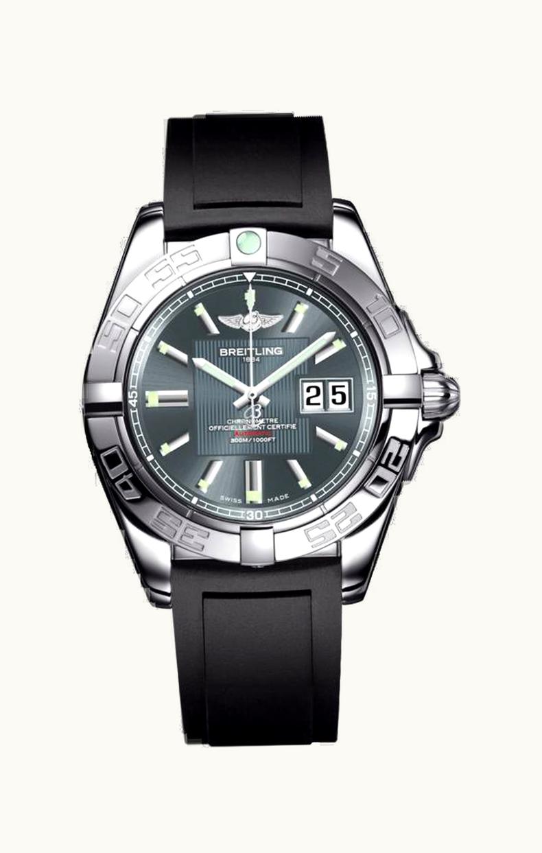 Breitling Galactic 41 Stainless Steel / Tomcat Gray / Rubber