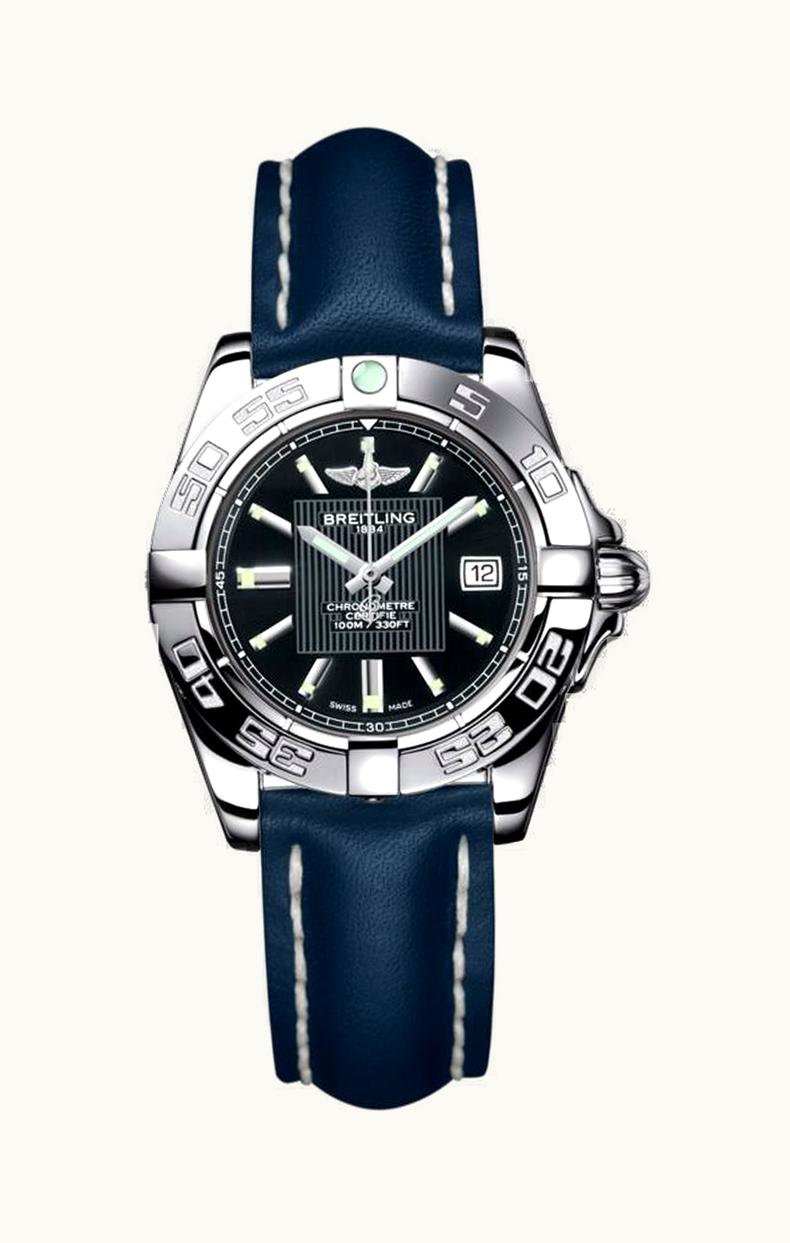 Breitling Galactic 32 Stainless Steel / Trophy Black / Calf