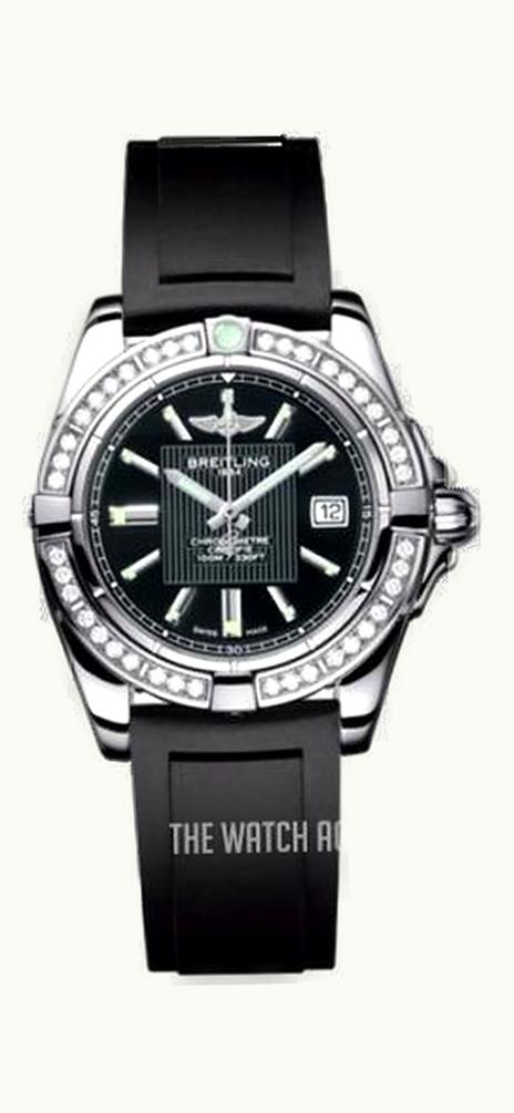 Breitling Galactic 32 Stainless Steel / Trophy Black / Rubber