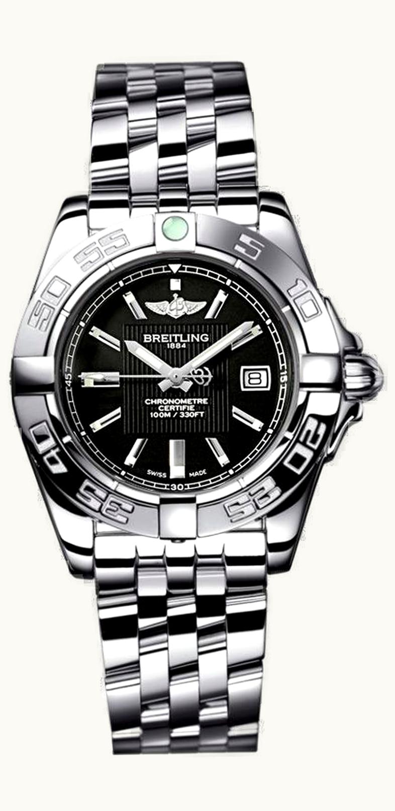 Breitling Galactic 32 Stainless Steel / Trophy Black / Bracelet