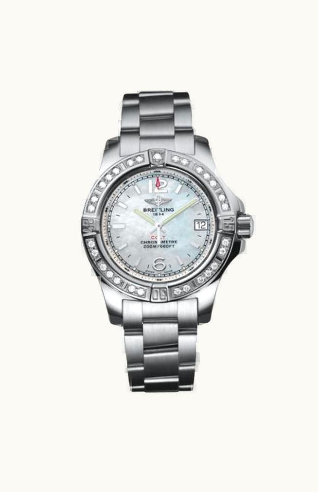 Breitling Galactic 30 Two Tone Silver / Roman / Teju