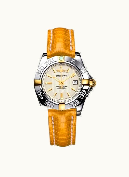 Breitling Galactic 32 Two Tone Silver / Teju