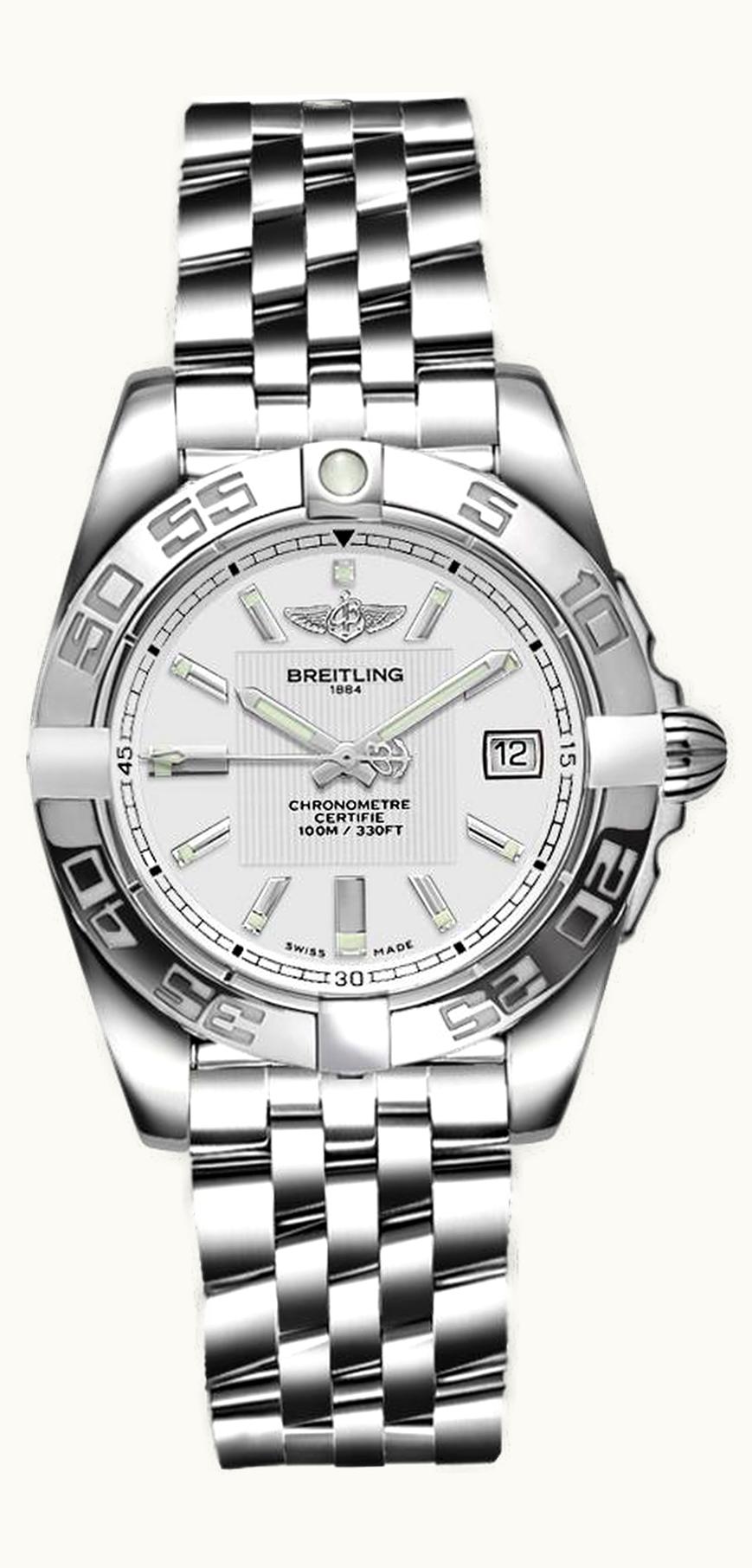 Breitling Galactic 32 Two Tone Silver  / Bracelet