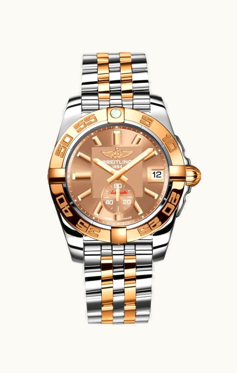 Breitling Galactic 36 Automatic Stainless Steel / Rose Gold / Copperhead Bronze / Bracelet