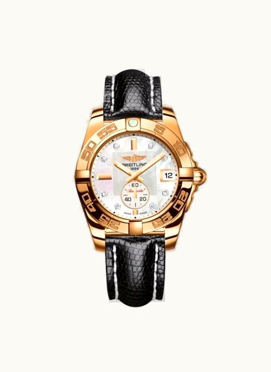 Breitling Galactic 36 Automatic Rose Gold / Pearl Diamond /