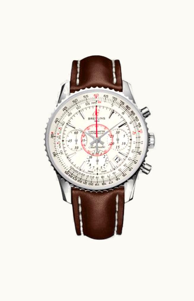 Breitling Montbrillant 01 Stainless Steel / Mercury Silver / Calf