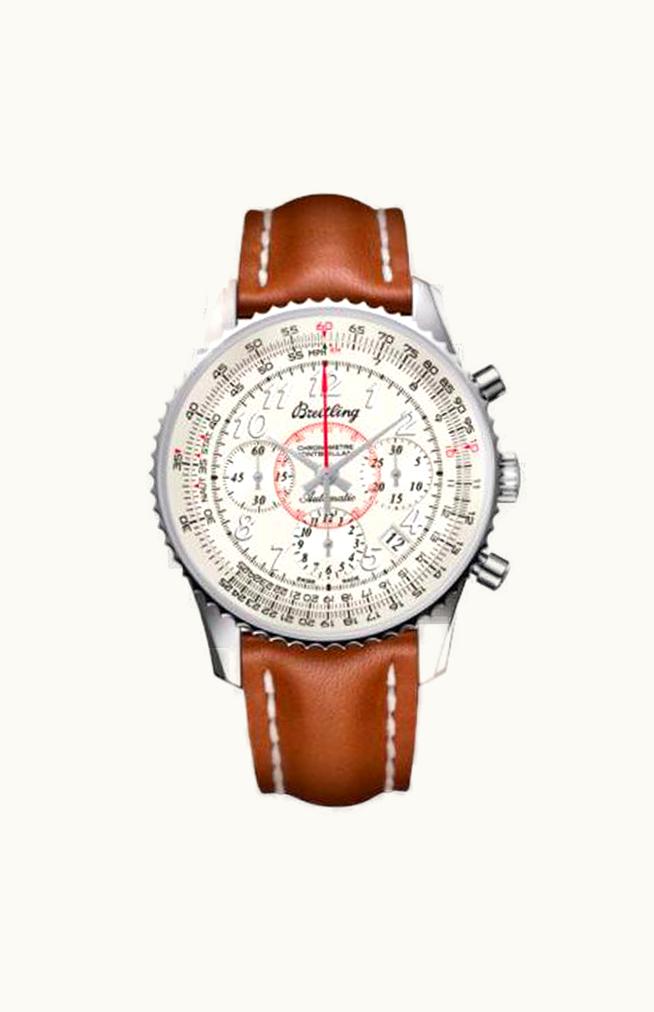 Breitling Montbrillant 01 Stainless Steel / Mercury Silver / Calf