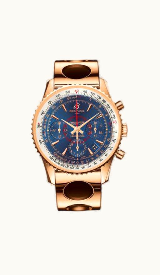 Breitling Montbrillant 01 Red Gold / Aurora Blue / Air Racer