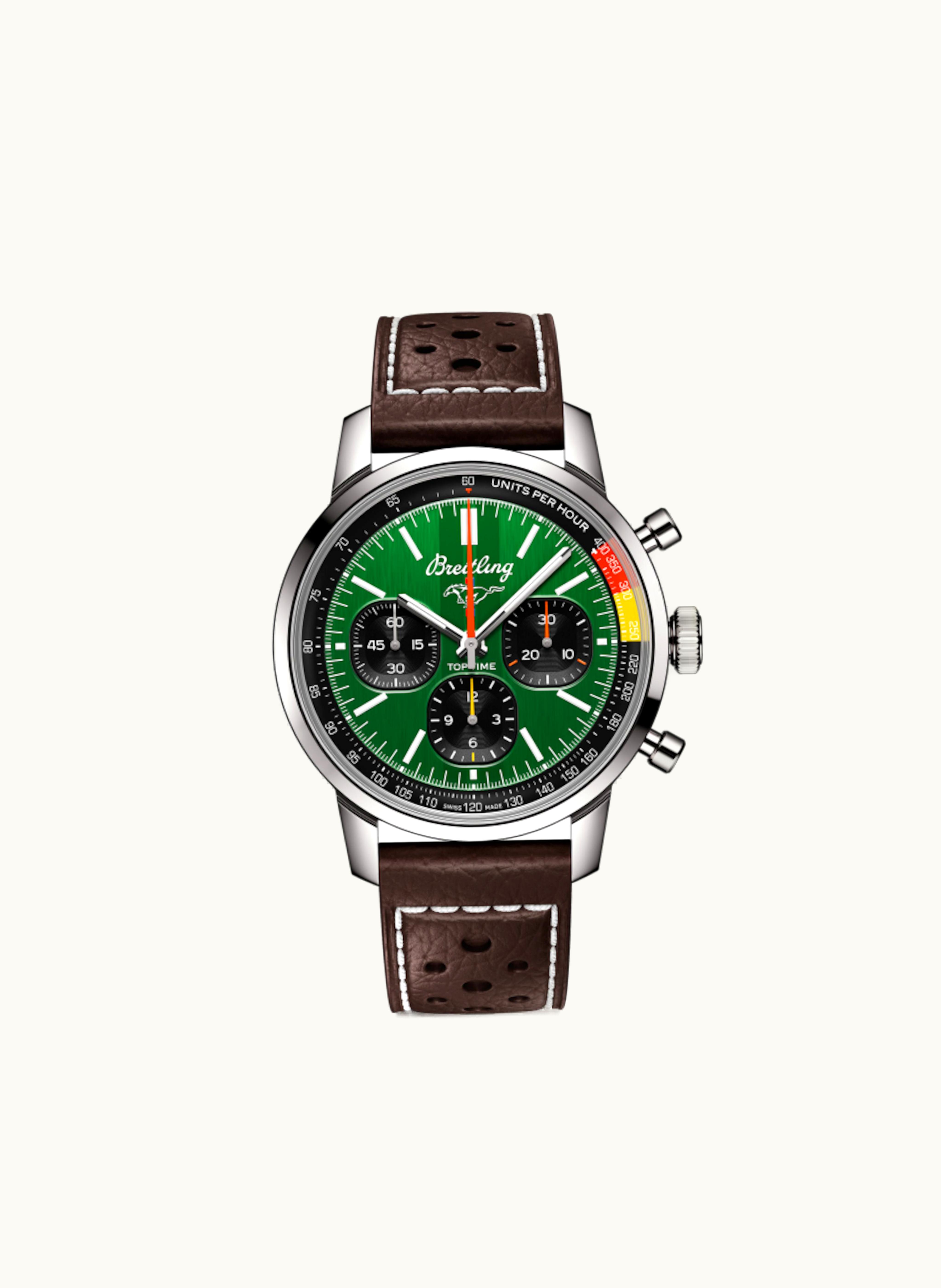 Breitling Navitimer B01 Chronograph 46 Red Gold / Green / Bracelet