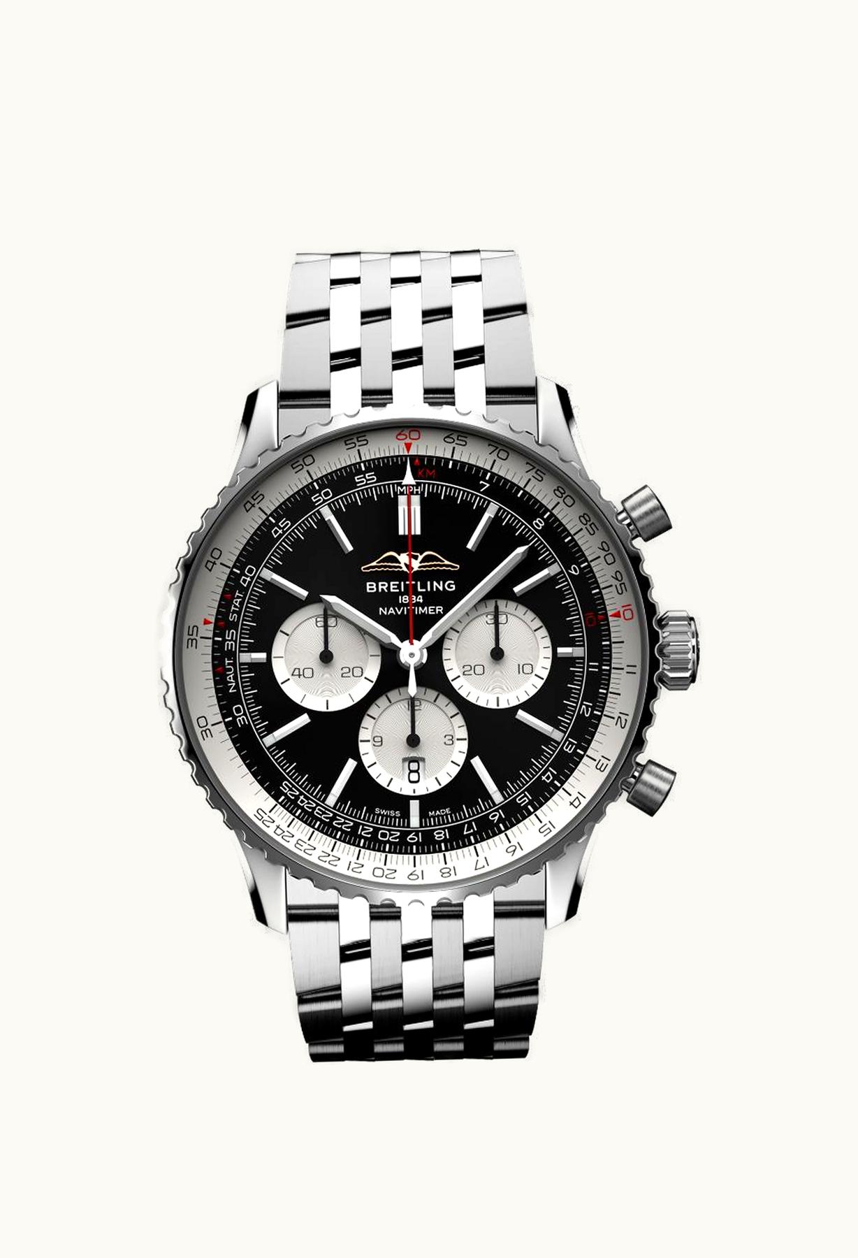 Breitling Navitimer B01 Chronograph 46 Stainless Steel / Black / Bracelet