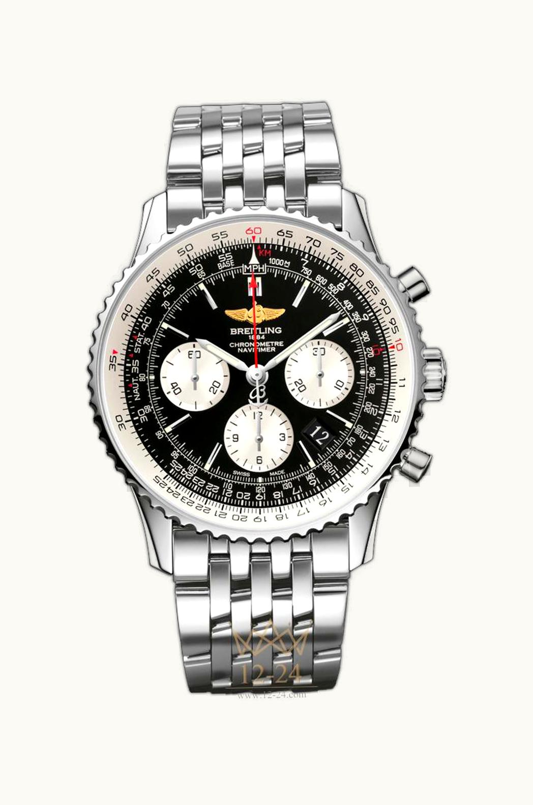 Breitling Navitimer 01 43 Stainless Steel / Black / Bracelet