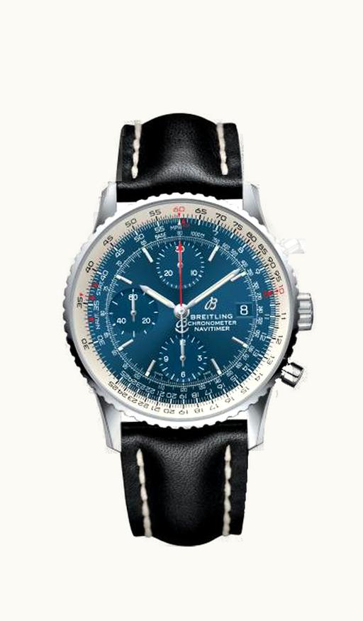 Breitling Navitimer 1 Chronograph 41 Stainless Steel / Blue / Calf / Pin