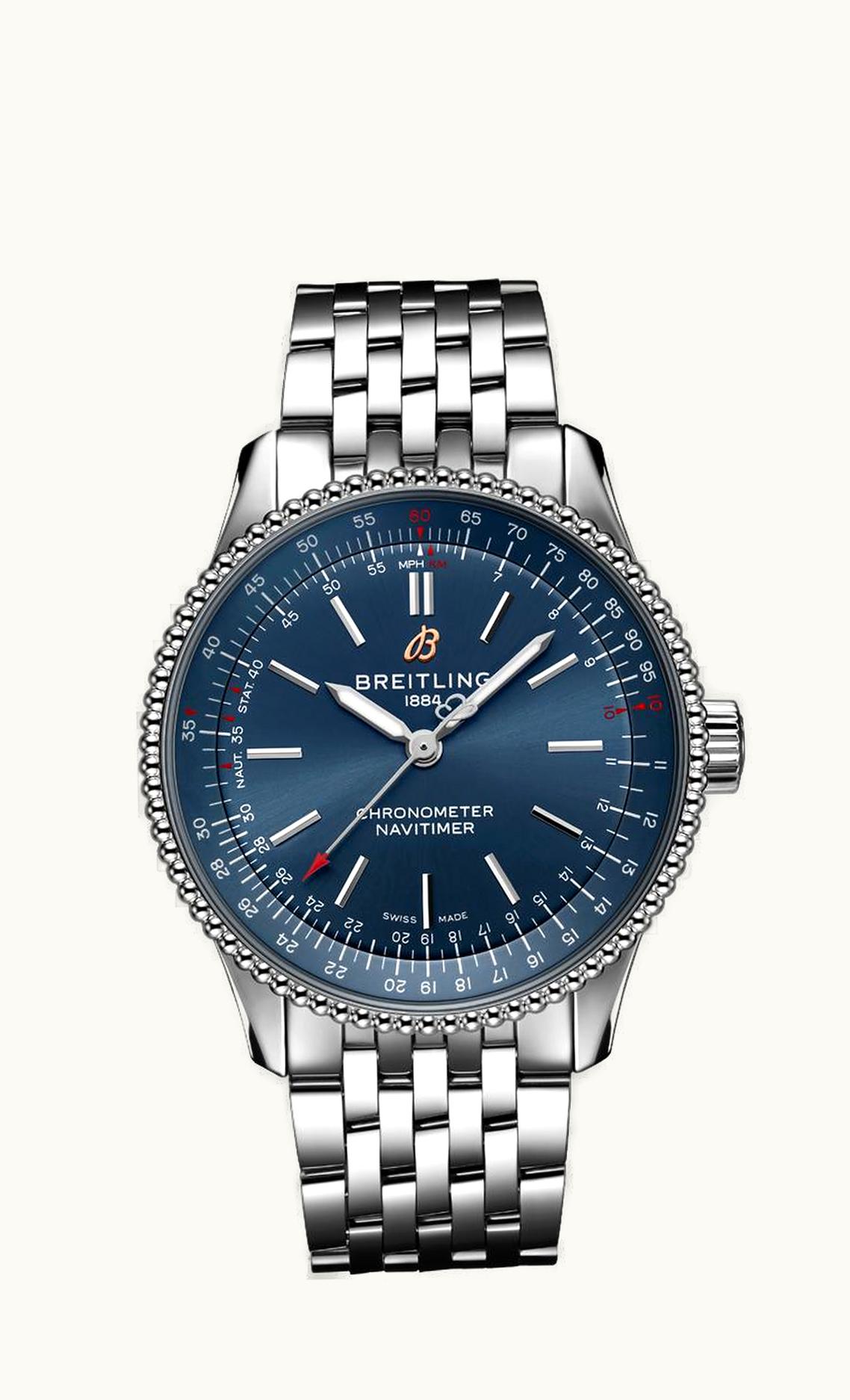 Breitling Navitimer 1 35 Automatic Stainless Steel / Blue / Bracelet
