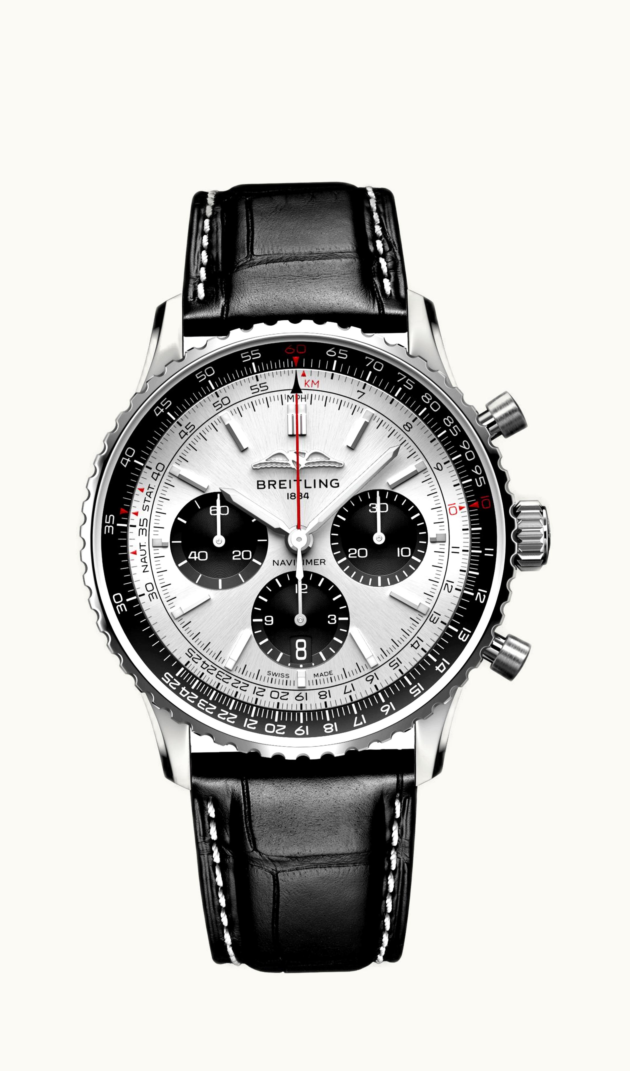 Breitling Navitimer  B01 Chronograph 43 Stainless Steel / Blue / France