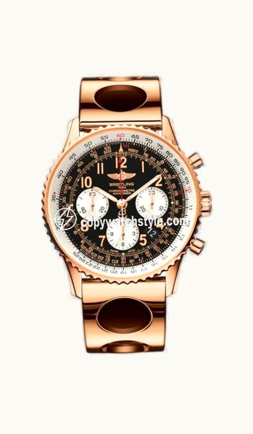 Breitling Navitimer 01 43 Red Gold / Black Arabic / Air Racer