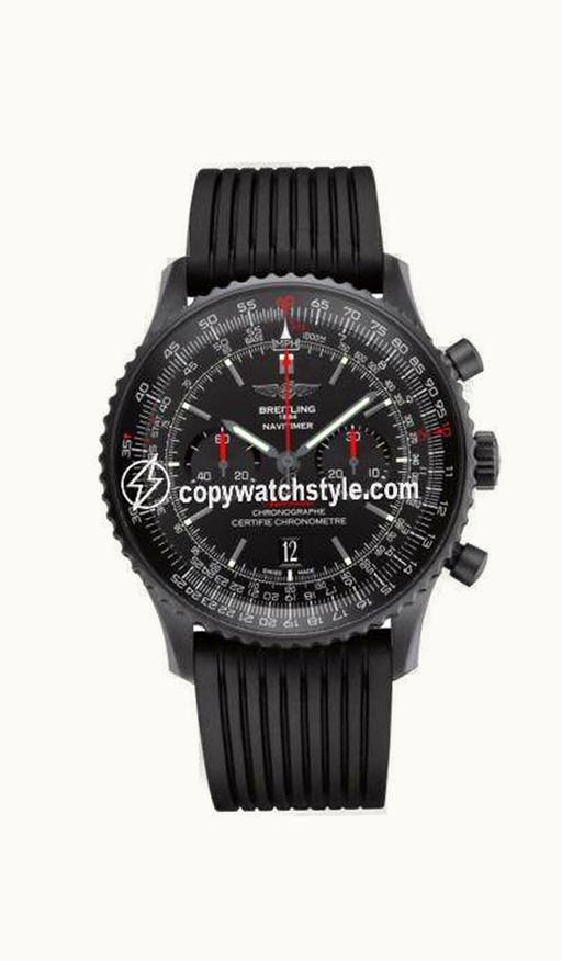 Breitling Navitimer 01 46 Blacksteel / Black / Rubber