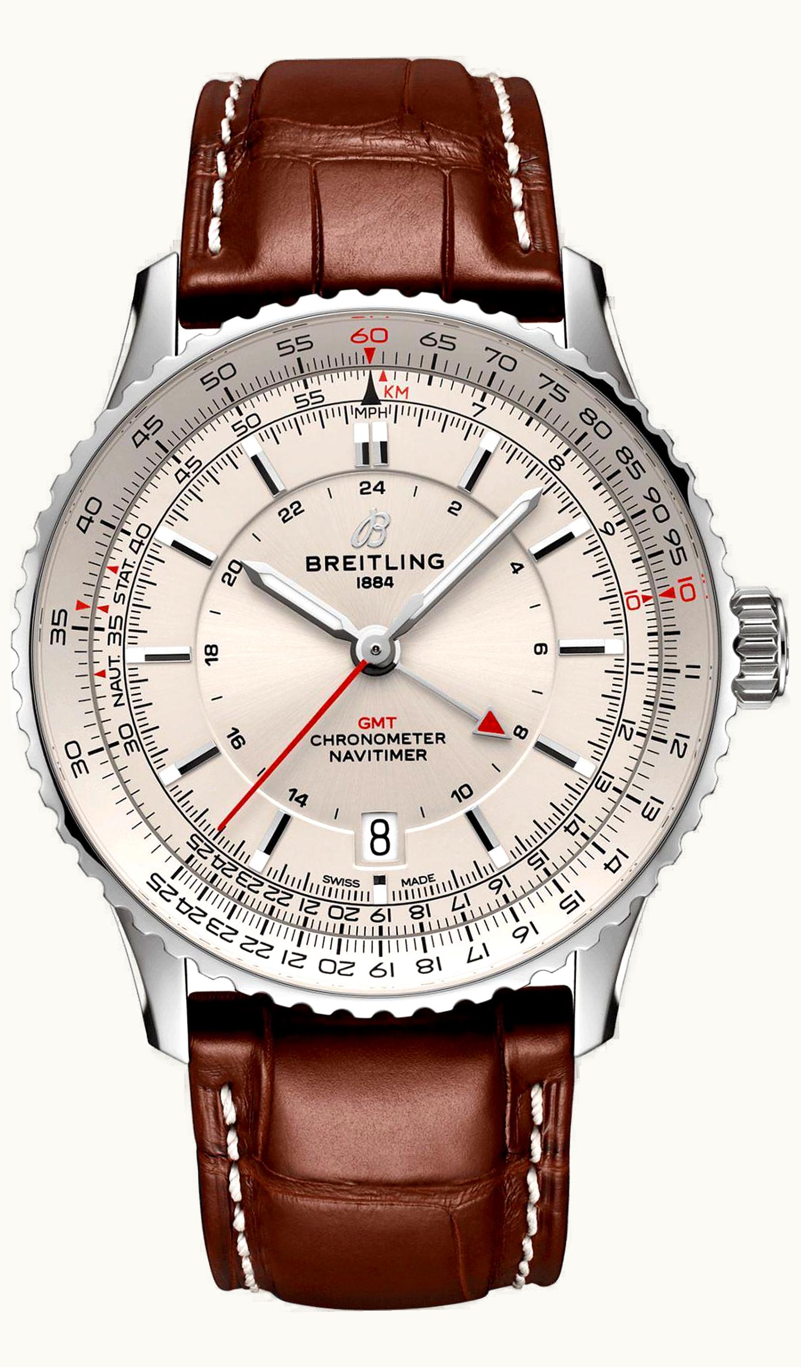 Breitling Navitimer 01 43 Red Gold / Bronze / Alligator