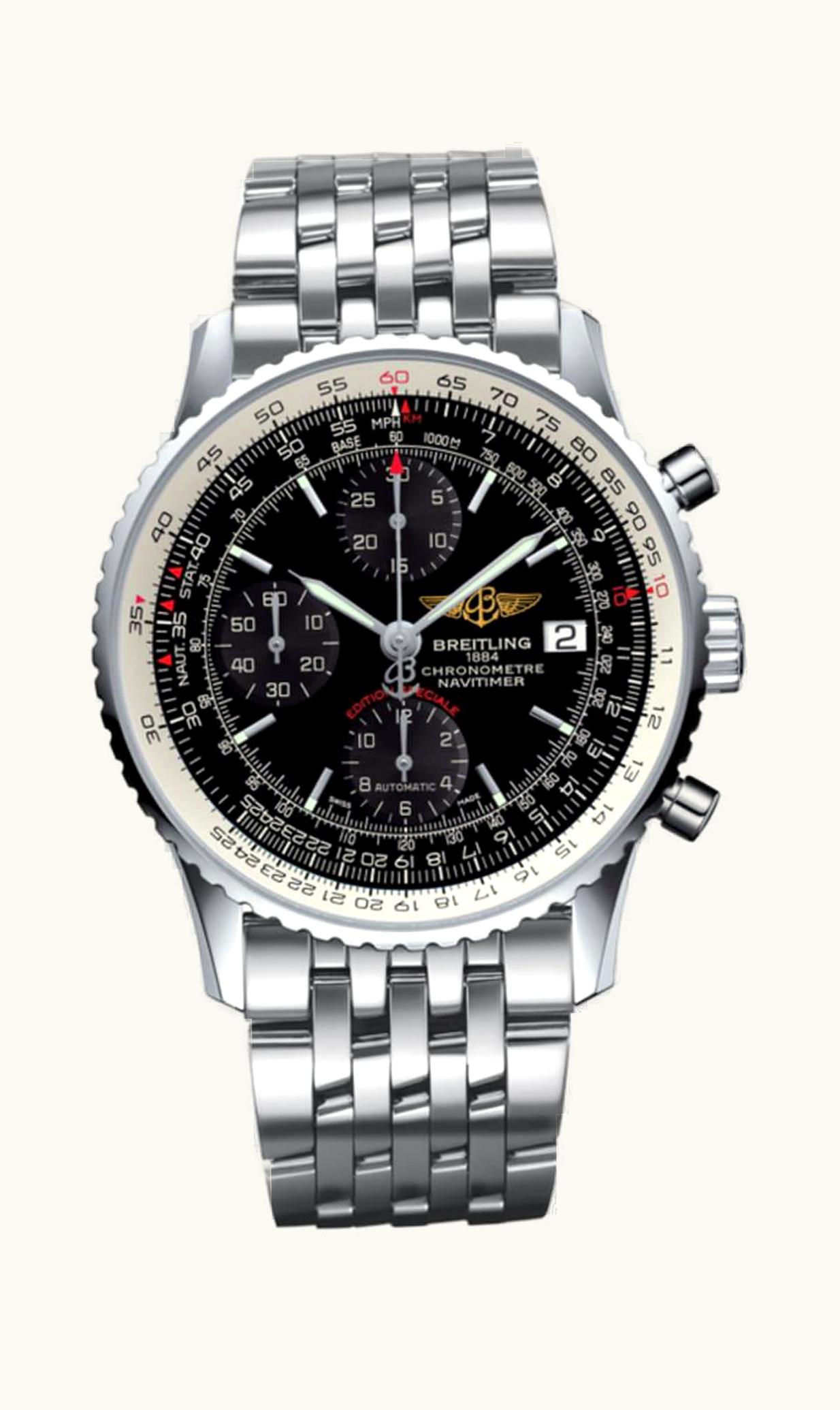 Breitling Navitimer Heritage Stainless Steel / Black / Bracelet