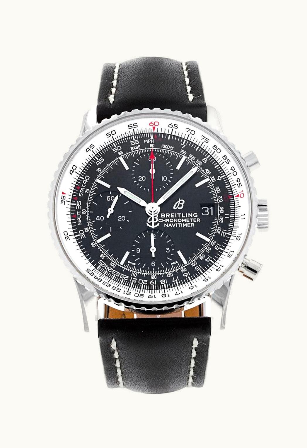Breitling Navitimer Heritage Stainless Steel / Black / Croco
