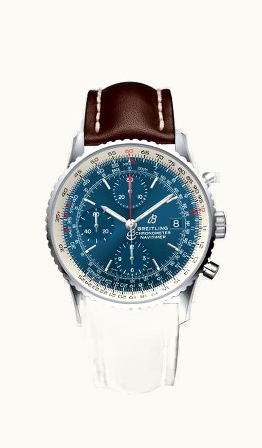 Breitling Navitimer 1 Chronograph 41 Stainless Steel / Blue / Calf / Pin