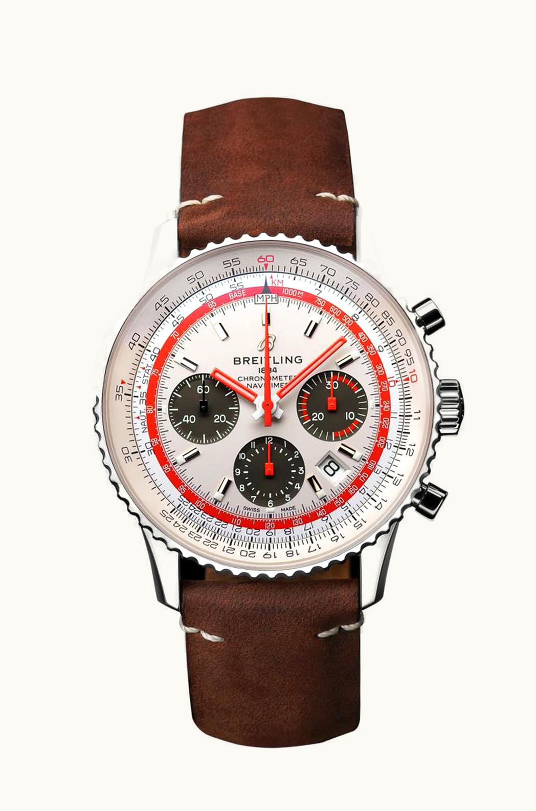 Breitling Navitimer 1 B01 Chronograph 43 Stainless Steel / Airline Editions TWA / Calf / Folding
