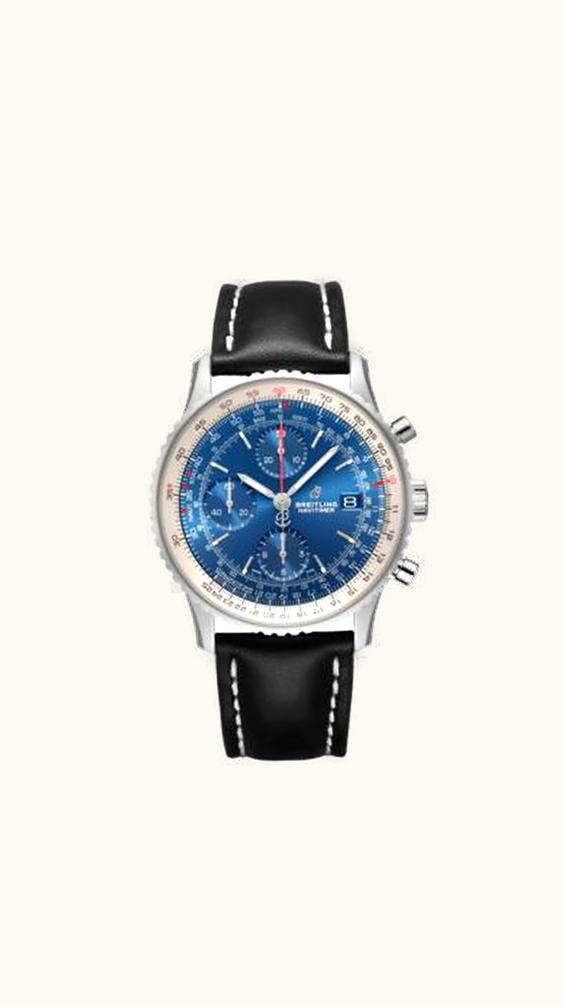 Breitling Navitimer 1 Chronograph 41 Stainless Steel / Blue / Calf / Folding