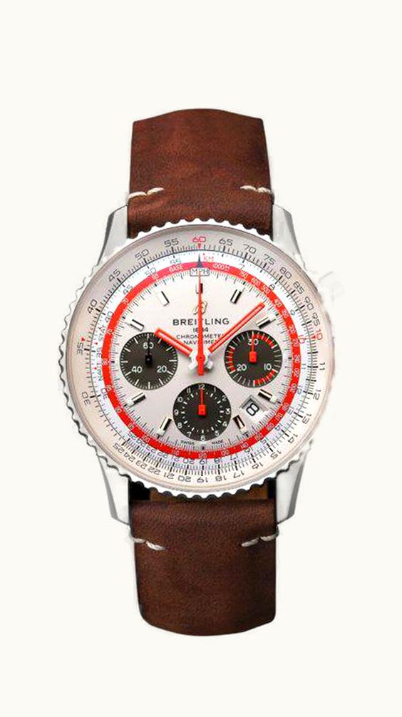 Breitling Navitimer 1 B01 Chronograph 43 Stainless Steel / Airline Editions TWA / Calf / Pin