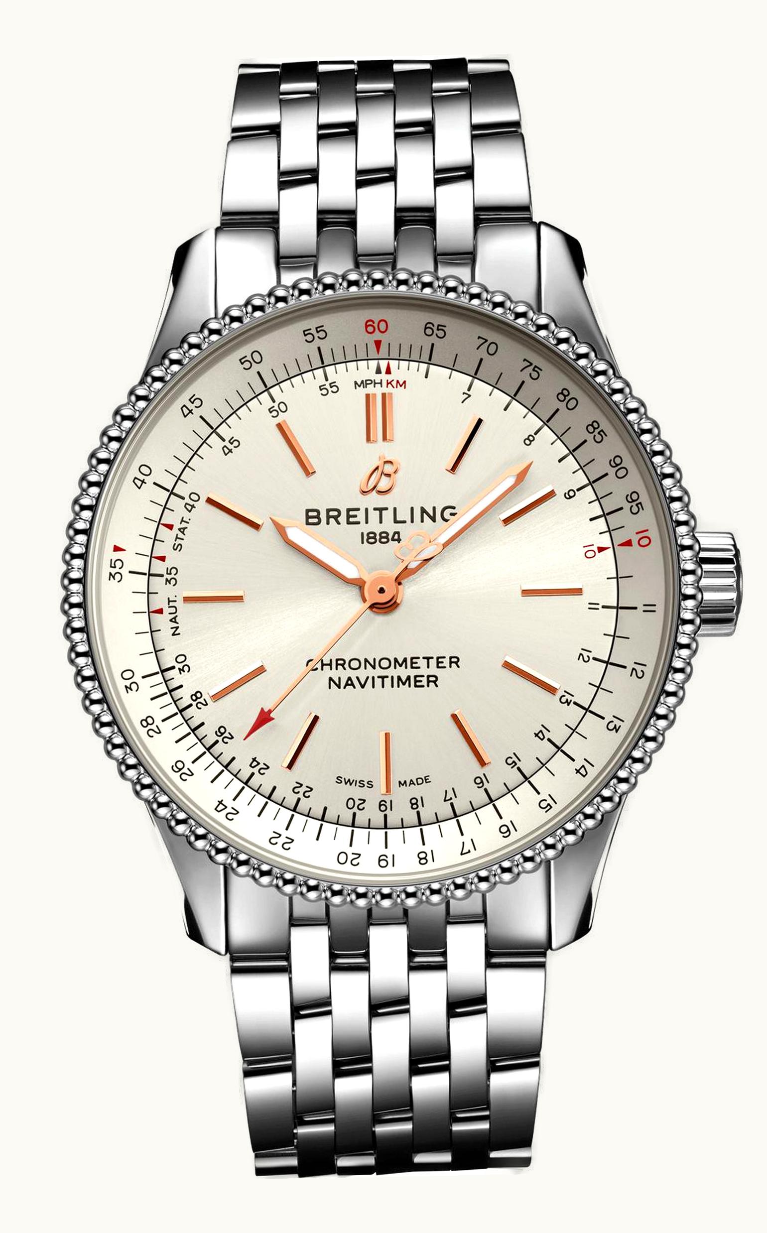 Breitling Navitimer 1 35 Automatic Stainless Steel / Silver / Bracelet