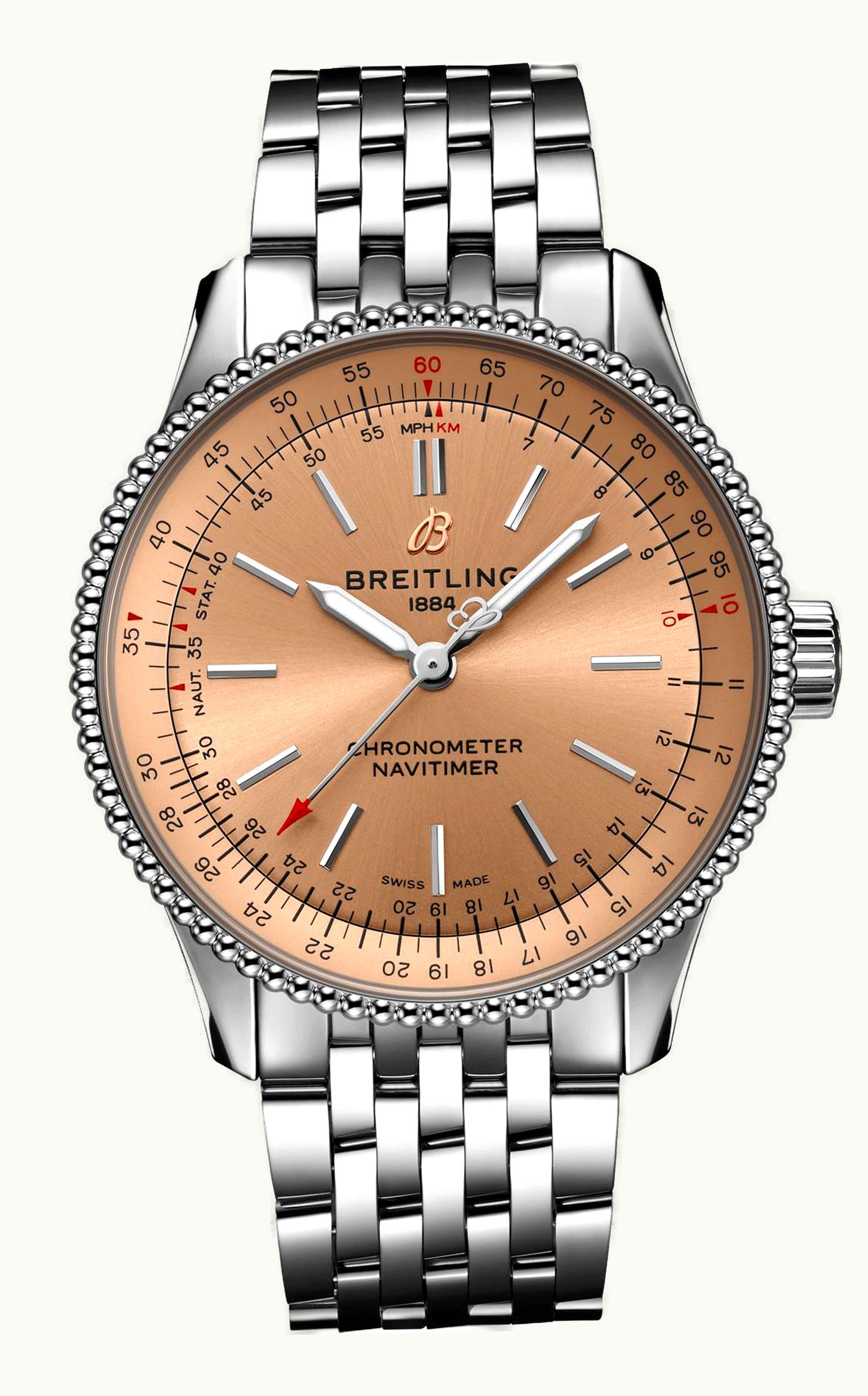 Breitling Navitimer 1 35 Automatic Stainless Steel / Copper / Bracelet