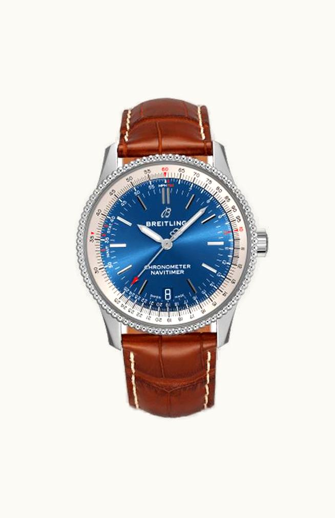 Breitling Navitimer 1 35 Automatic Stainless Steel / Blue MOP / eComm / Bracelet