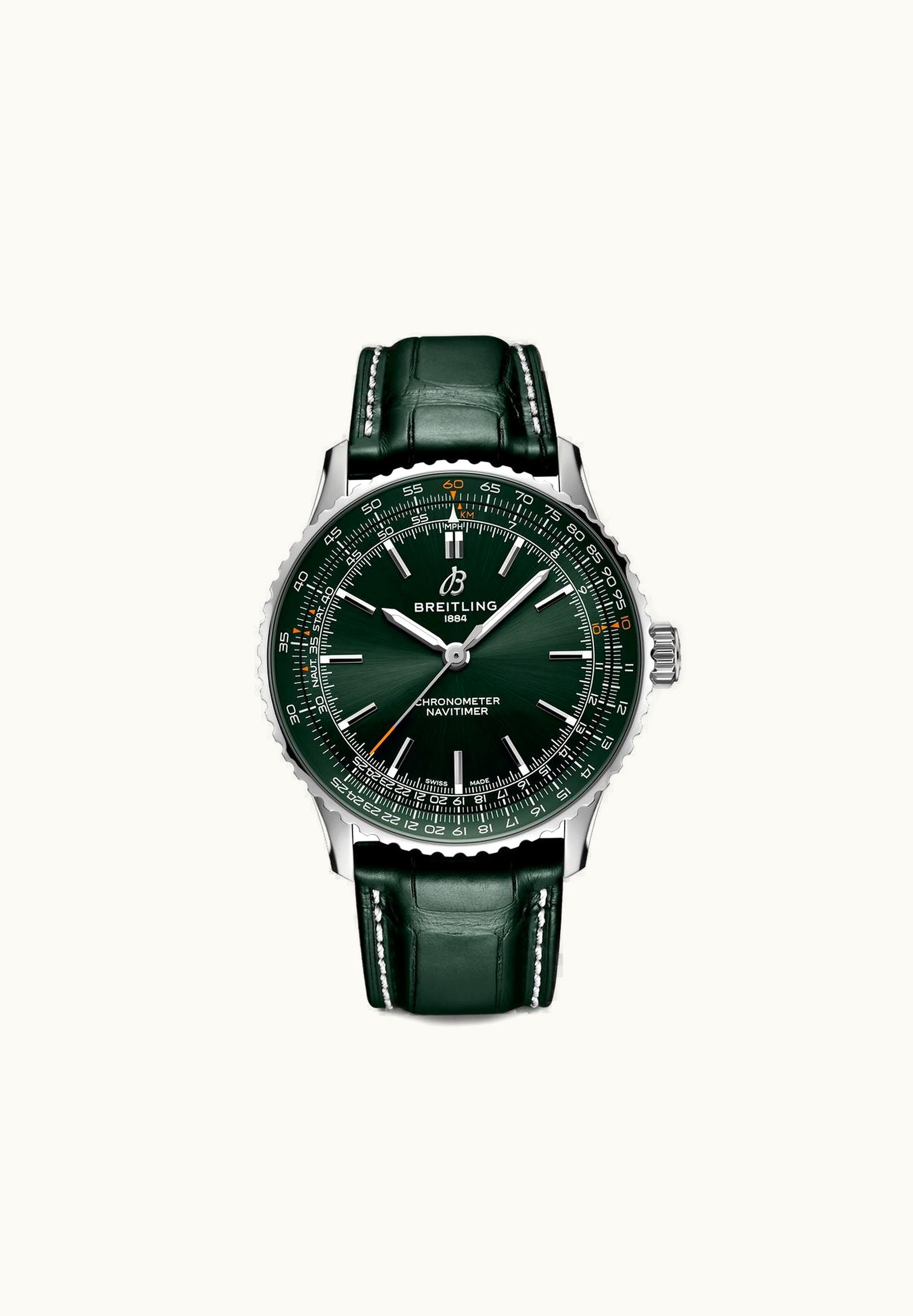 Breitling Navitimer Automatic 41 Automatic Stainless Steel / Green