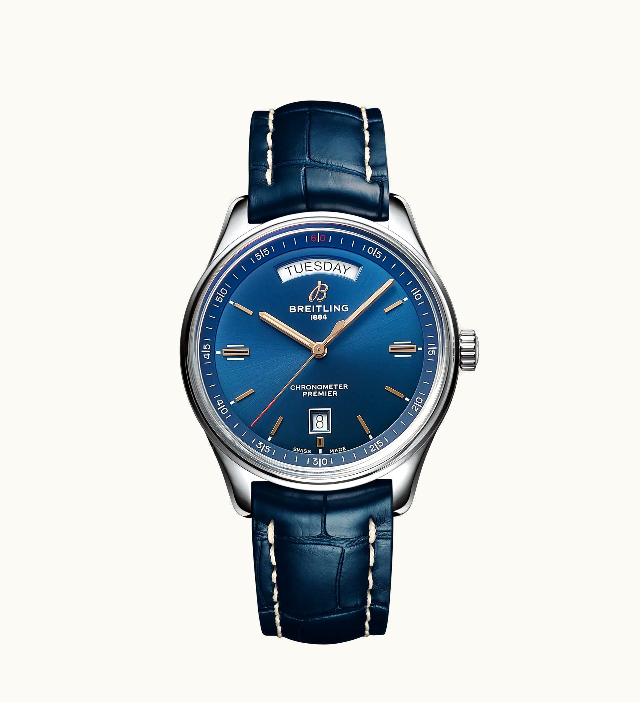 Breitling Premier Automatic 40 Stainless Steel / Blue / Tokyo Boutique