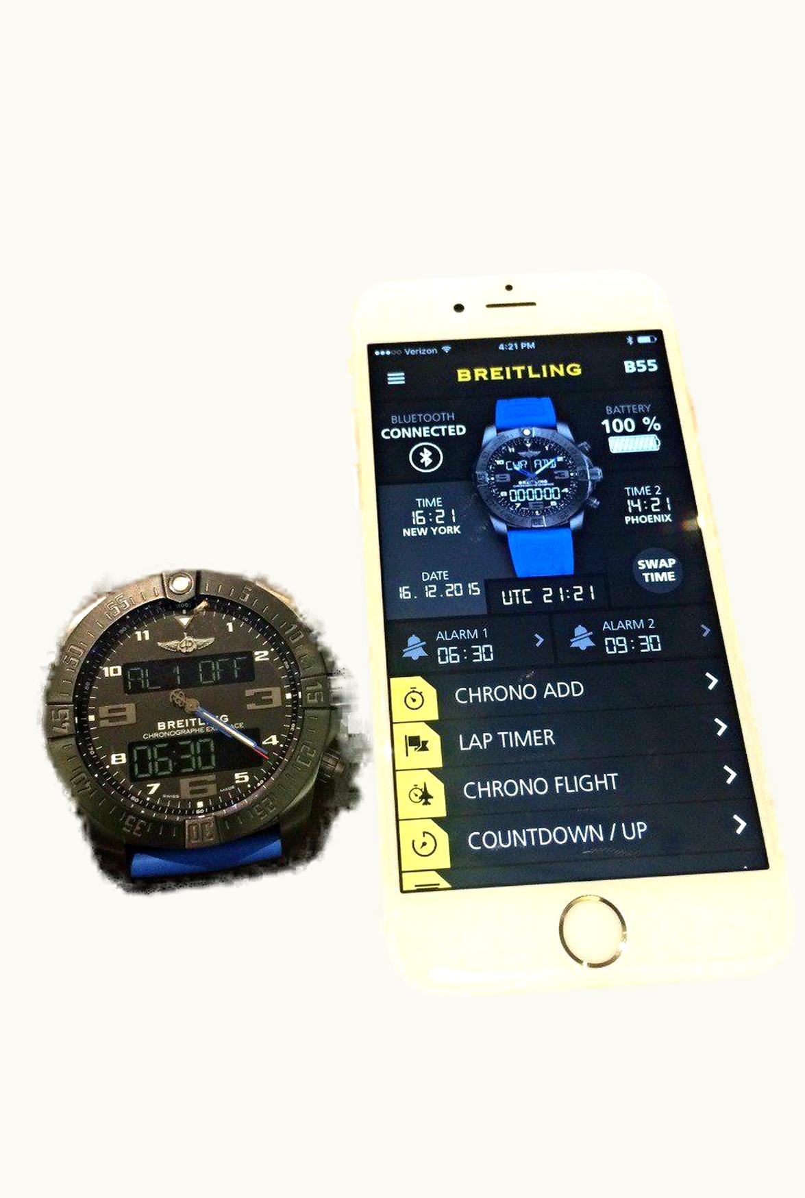 Breitling Cockpit B55 Connected Prototype