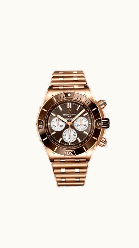 Breitling Super Chronomat B01 44 Stainless Steel - Red Gold / Mexico