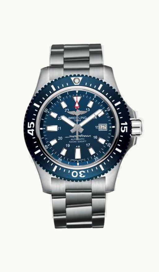Breitling Superocean 44 Special Stainless Steel / Marine Blue / Bracelet