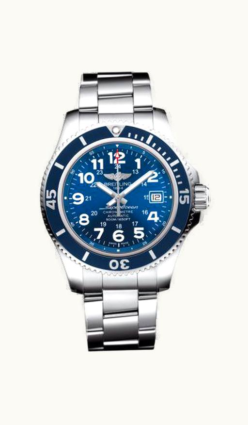 Breitling Superocean II 42 Stainless Steel / Blue / Mariner Blue / Bracelet