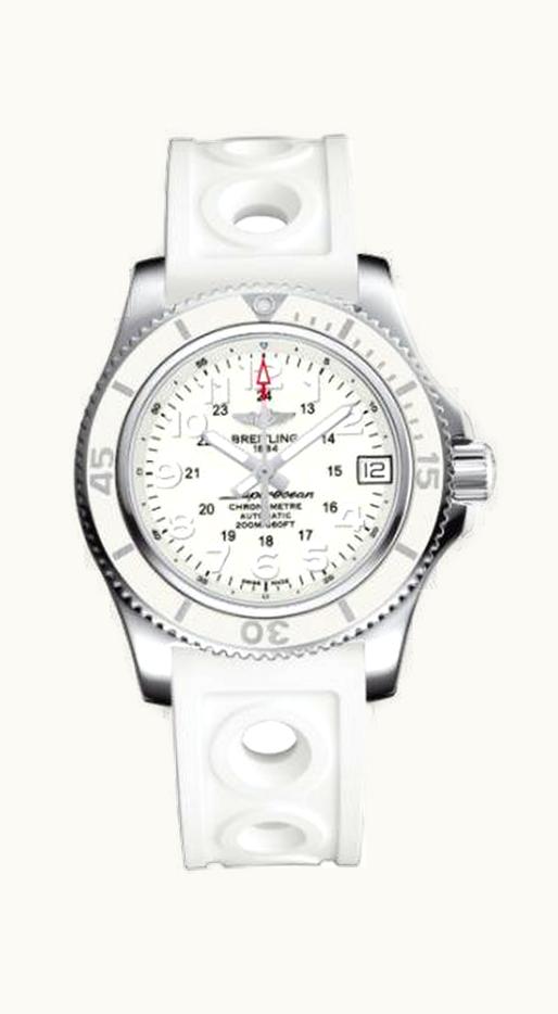 Breitling Superocean II 36 White / Rubber