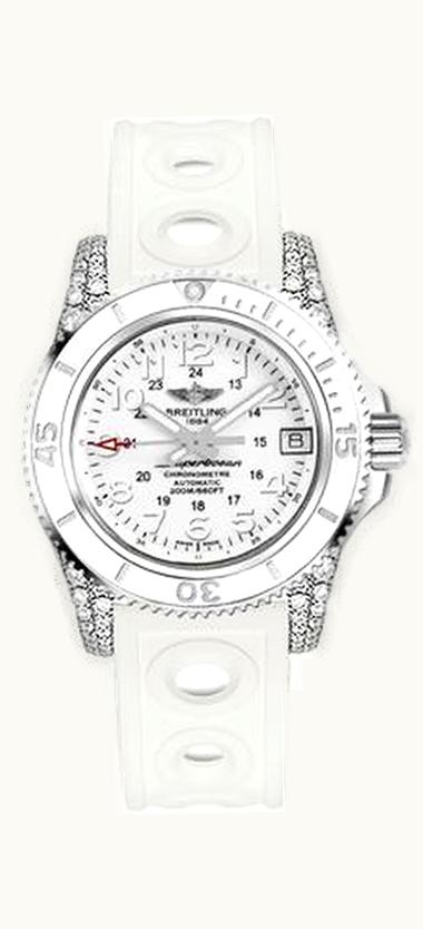 Breitling Superocean II 36 Diamond / White / Sahara