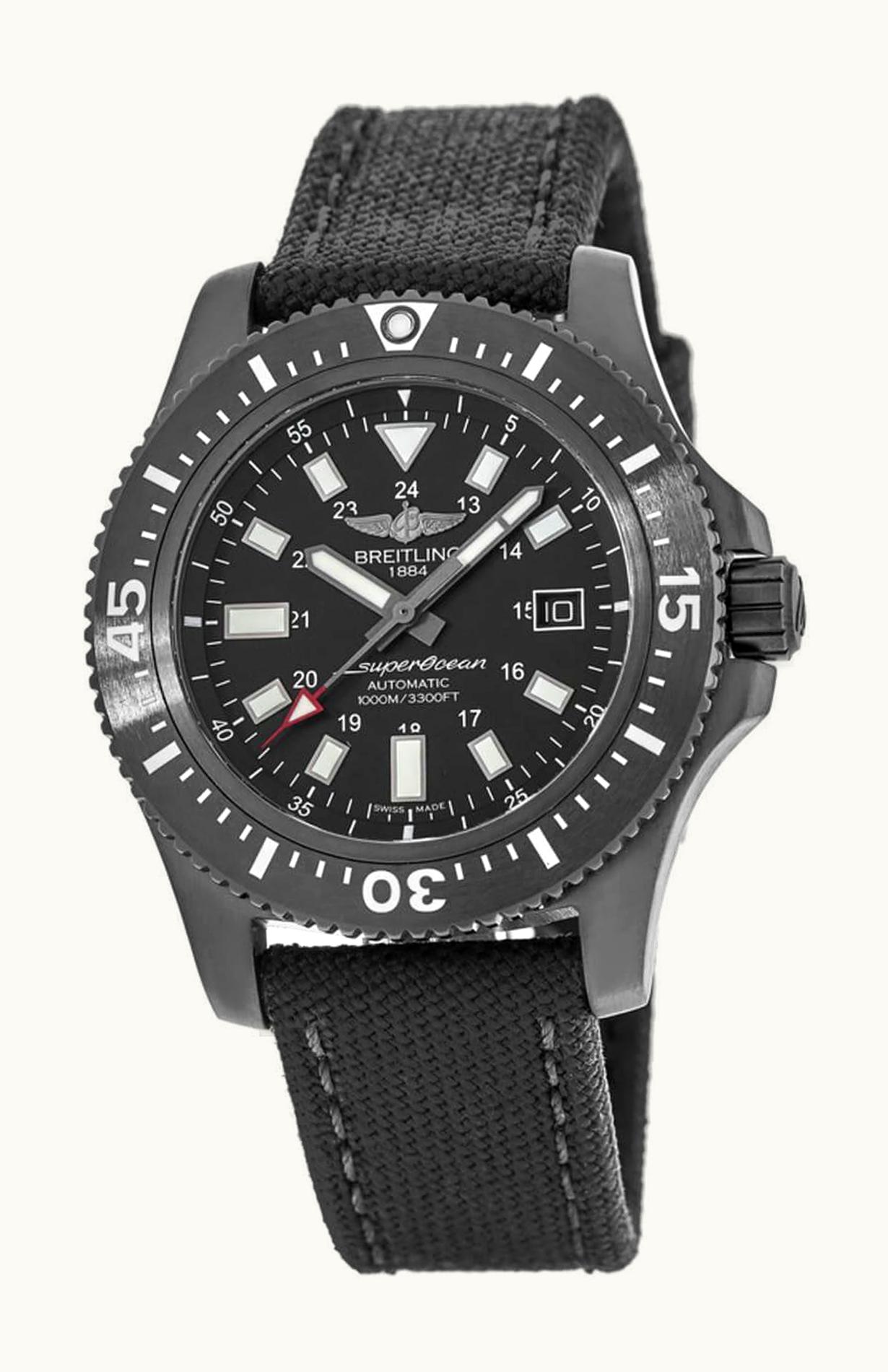 Breitling Superocean 44 Special Blacksteel / Black / Rubber