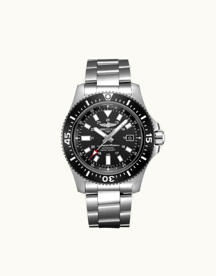 Breitling Superocean 44 Special Stainless Steel / Volcano Black / Bracelet