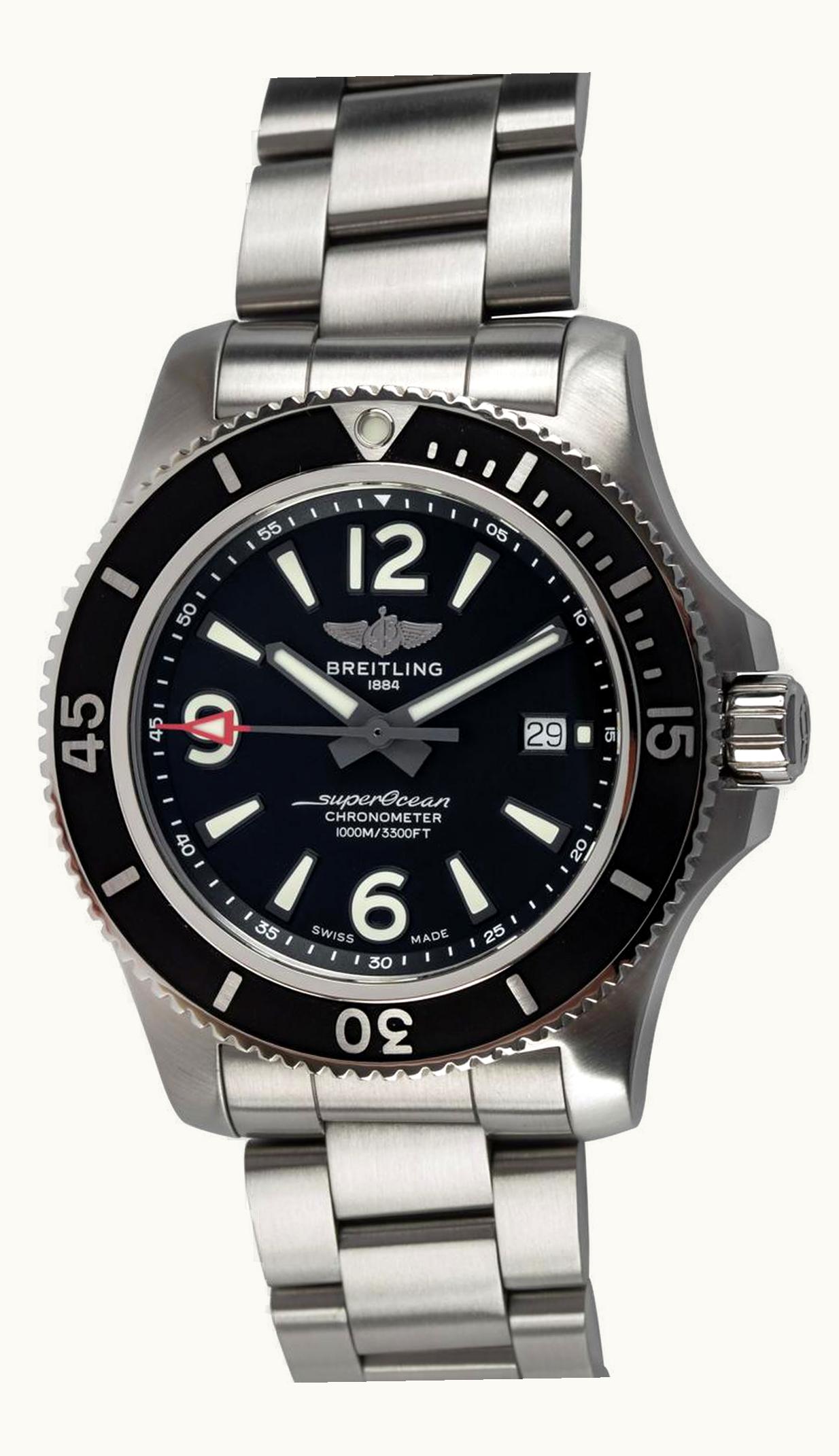 Breitling Superocean 44 Stainless Steel / Black / Bracelet