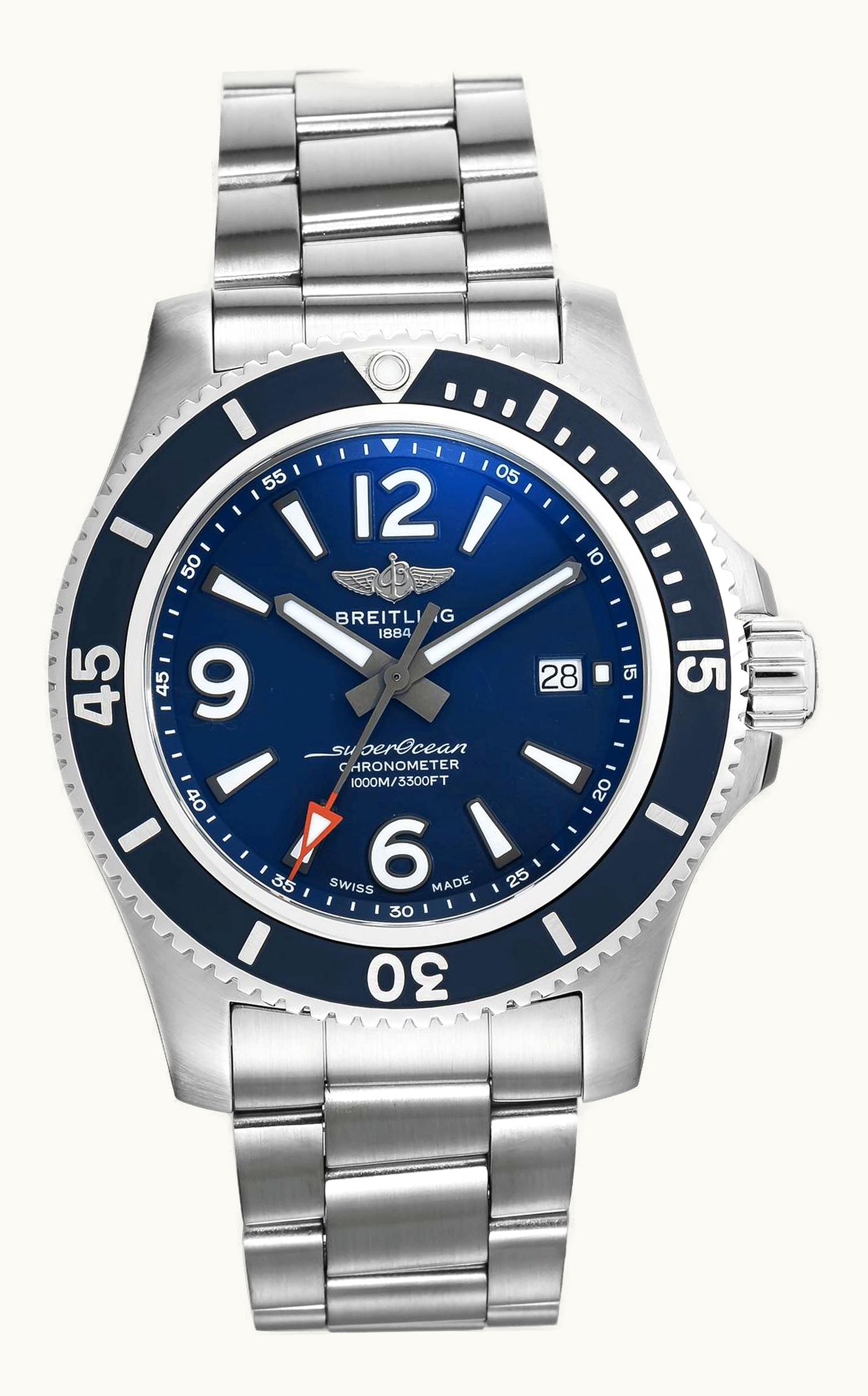 Breitling Superocean 44 Stainless Steel / Blue / Bracelet