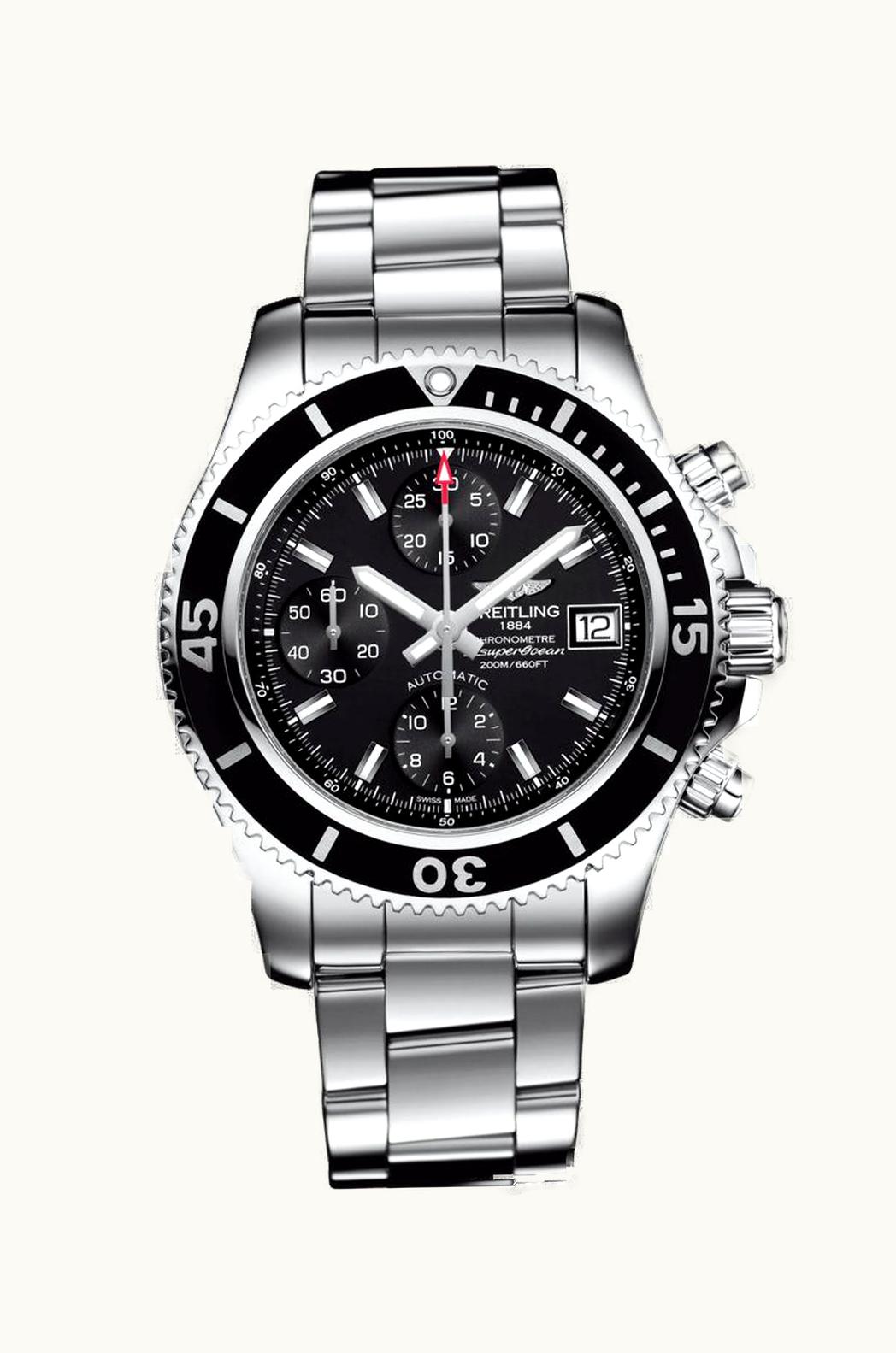 Breitling Superocean Chronograph 42 Stainless Steel / Black / Bracelet