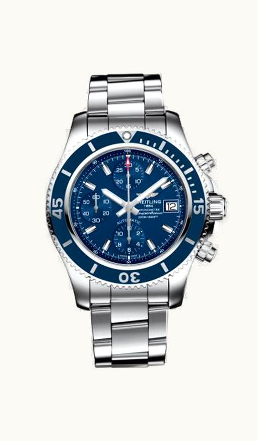 Breitling Superocean Chronograph 42 Stainless Steel / Blue / Bracelet