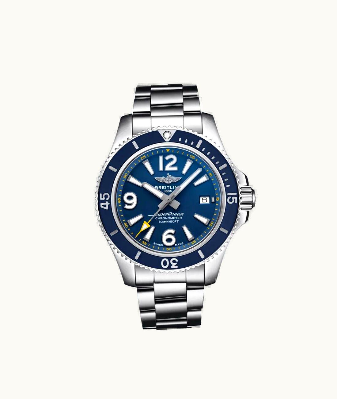 Breitling Superocean 42 Stainless Steel / Blue / Japan