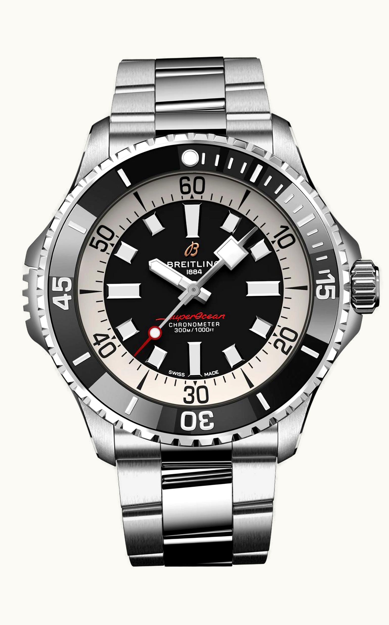 Breitling SuperOcean Automatic 46 Stainless Steel / Black / Bracelet