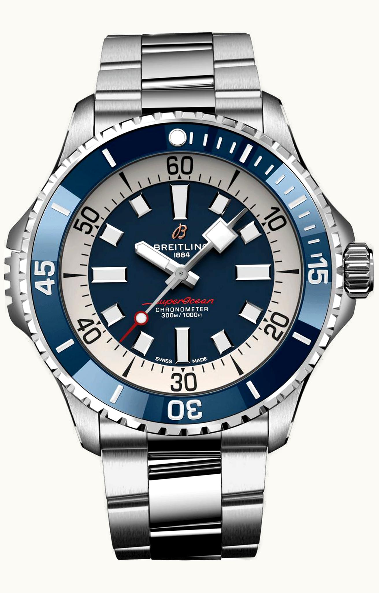 Breitling SuperOcean Automatic 46 Stainless Steel / Blue / Bracelet