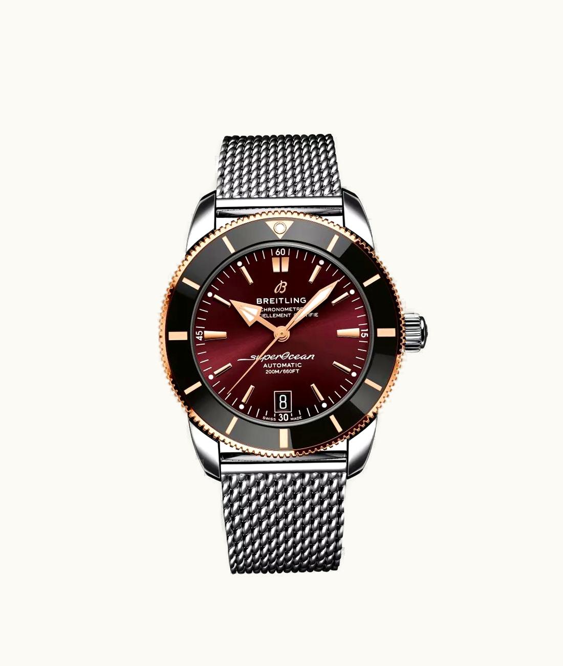 Breitling Superocean Heritage II B20 Automatic 42 Stainless Steel - Red Gold / Lucerne Edition